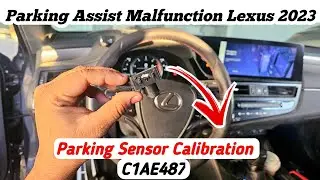 parking Assist Malfunction Lexus es 2023 || C1AE487 ECU Calibration