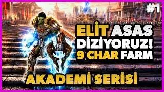 ACADEMY OPEN - WE'RE BUILDING ELITE ASSASSINS! - 9 CHAR FARM - ACADEMY SERIES 1 - DeathKO