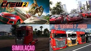 SIMULADOR REALISTA -HJ TEREMOS EURO TRUCK 2 E THE CREW 2 #ets2 #eurotrucksimulator2