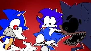 reacting to someone ( sonic.exe animation)