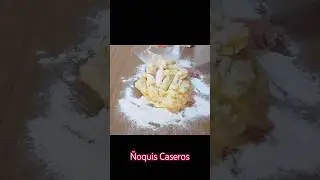 Ñoquis Caseros. Receta fácil y económica.  #shorts #ñoquis #receta #recetaseconomicas
