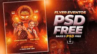 Flyer de piseiro e balada + psd free