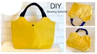 How to make a tote bag . sewing tutorial