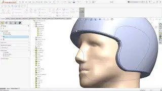 Pemodelan Helm dengan Solidworks - Timelapse