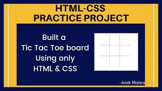 HTML5 & CSS3 Project for Beginners || HTML CSS Practice Project 2020 #1