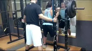 ESU throws max squat