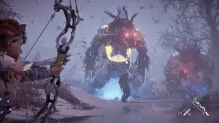 The Frozen Wilds GAMEPLAY - Frostclaw Battle