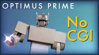 A Cardboard Optimus Prime Animated Transformation