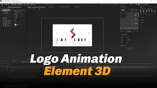 Simple way Logo Animation Element 3D I After Effect 2019