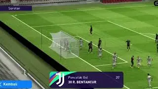 Corner Goal Bentancur | PES 2021 MOBILE