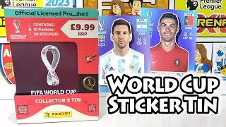 WORLD CUP 2022 Collectors Tin Opening | NEW Panini Sticker Collection | Qatar World Cup UK Version