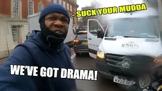 Drama with irate delivery driver