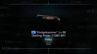 Resident Evil Revelations - Lv.50 Sledgehammer - Purple Max Slots Drop