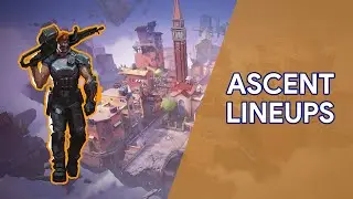 EASY BRIMSTONE LINEUPS ON ASCENT MAP -VALORANT
