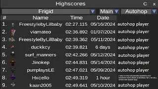 short map demon styles player 50ssj strafer C+ tier auto player beats hardest map in rsurf