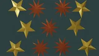 How to model stars using Blender 2.8