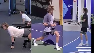 Top Andrey Rublev's Tennis Practice for Warm Up Routine - 2025