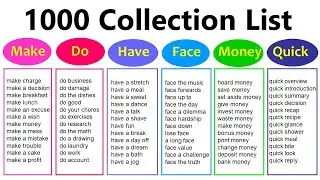 Compound noun for beginners | collection list | 1000 collection | practice English | compound words