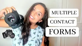 Multiple Contact Forms on Website for Photographers