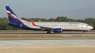 RUSSIAN Airlines Still Flying to Europe and Many More Rare Airlines at Antalya Airport in Turkey