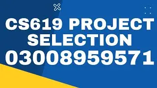 How to Select CS619 Project | Project Selection | Guidelines for VU Project Selection | Wiki Writes
