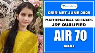 CSIR NET June 2025 Rankers Interview | CSIR NET Mathematical Sciences  | AIR 70