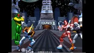 AVENGERS IN GALACTIC STORM - ( ARCADE ) - [  BLACK KNIGHT ] - PLAYTHROUGH