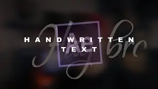Tutorial Handwritten Text / Effect Tulisan Tangan - Adobe After Effect (Indonesia)