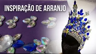 Passo a passo adereço de cabeça azul marinho