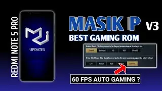 Review Rom Gaming MASIK P V3 AGNI Kernel Redmi Note 5 pro MIUI 12 Premium❗Extreme 60 FPS PUBG🔥