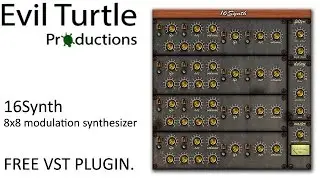 16Synth - Free VST Plugin - Evil Turtle Productions