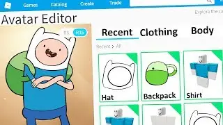 MAKING ADVENTURE TIME FINN A ROBLOX ACCOUNT