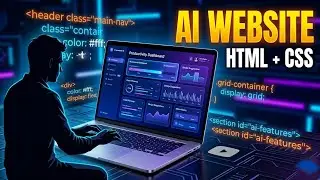 Build an AI Productivity Website with HTML & CSS | Full Tutorial