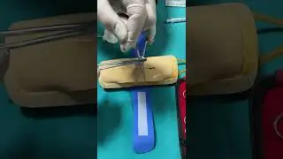 تقنية الخياطة في جروح الأطراف🪡🔥