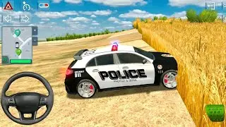 Cop Car Stuck On Field - Italian Cop Simulator #6: Mercedes Hatchback - Android Gameplay