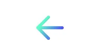 Animated left arrow gradient ui icon