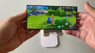 Samsung Galaxy S22 Ultra (SD 8 Gen 1) Genshin Impact gameplay