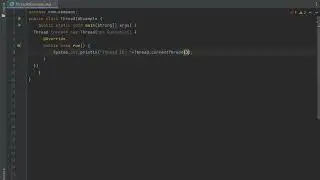 GET CURRENT THREAD ID IN JAVA