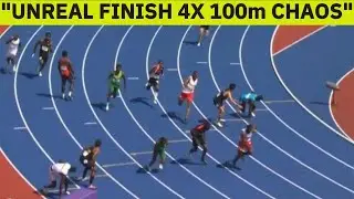 OMG!🔥The DRAMATIC Men's 4 x100m Final That SHOCKED The WORLD!Eng🏴󠁧󠁢󠁥󠁮󠁧󠁿Vs Nig🇳🇬, Jam🇯🇲 &TTO🇹🇹 