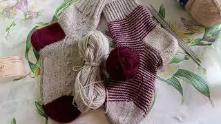 🧦 CUSTOM-MADE SOCKS: 🧶 SIMPLE, BUT TASTY... 💛