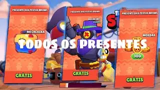 Todos os presentes de natal de 2019 do Brawl Stars (12/12-24/12)