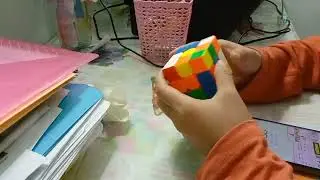 Rubik's cube ao12 : 8.09 second //new angle!!!