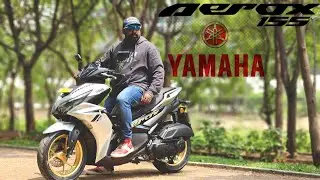 2023 New Yamaha Aerox 155 Silver Color Walkaround Review | What's New