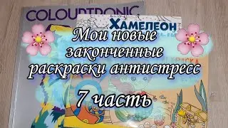 Мои новые законченные раскраски антистресс / 7 часть