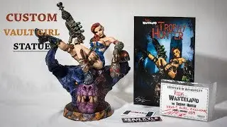 Unboxing custom Vault Girl statue from Sean Kyle Studios - Fallout inspired
