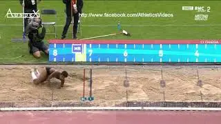 Malaika Mihambo 6.99m +0.23m = 7.22m at takeoff! Brussels 2019