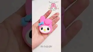 Melody Clay Art 🤩 #shots #shorts #youtubeshorts #trending #clayart #melody #sanrio #claycraft #diy