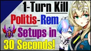 OMFG!! 1-Turn Kill EVERY Politis/Rem Setup With ONE Team!!