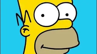 Drawing Homer Simpson, cause why not?