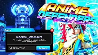 Roblox Anime Defenders - NEW UPDATE 5 (All Codes, Battlepass, and Items)